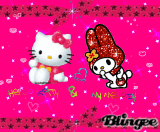 Hello Kitty My Melody Picture 92094451 Blingee Com ^^ i did two just cause :3 for an anon! blingee com