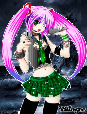 Emo Rock Anime Girl Bild 92471783 Blingee Com
