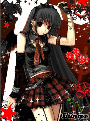 Anime Goth Emo Girl Picture 92491844 Blingee Com