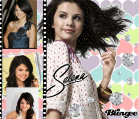 Selena sparkles where ever she goes.
