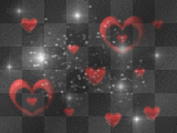 Background animated Valentine heart