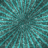 Spiral Spinning Glitter BG~Teal
