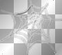 silver spider web