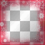 red and white xmas frame