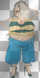 Glitter fat lady Glitter fat lady