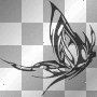 Nenaio Png Transparent Deco Frame Border Background Floral >Flower Flowers Butterfly Butterflies black