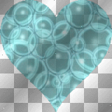 Tp - teal heart