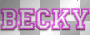 Becky Glitter Pink