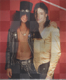 Slash and Michael Jackson