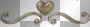 Bronze Heart Scroll Deco