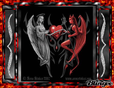 good vs evil angels picture 95767395 blingee com