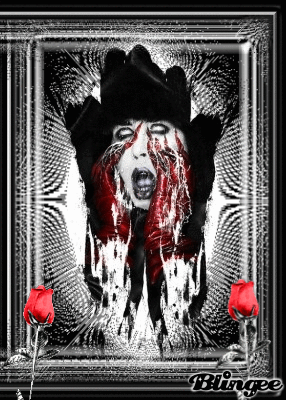 Immagine Quadro Marilyn Manson 97156489 Blingee Com