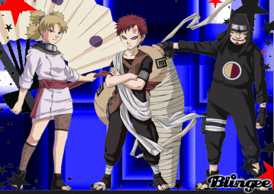 Codigos Y Descargas De Fotos Animadas Temari Gaara Kankuro 97584287 484899797 Blingee Com