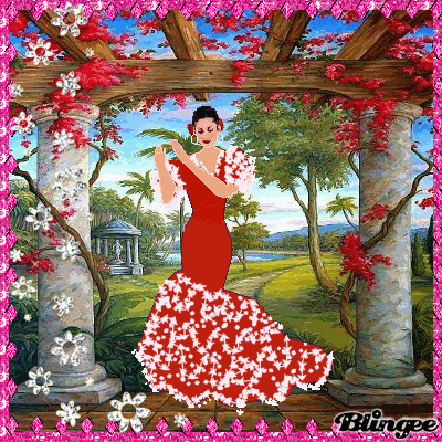 Résultat de recherche d'images pour "gifs animados bailando sevillanas"