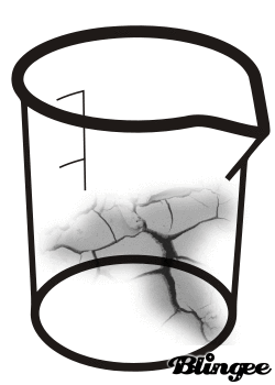 cracked beaker Picture #98074269 | Blingee.com