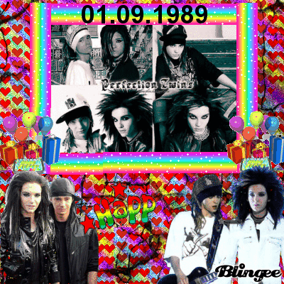 Tom Kaulitz & Bill Kaulitz Happy Birthday Picture #98243784 | Blingee.com