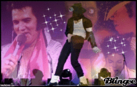 photo de michael jackson et elvis