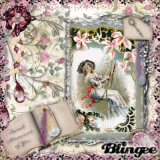 Vintage victorian lady