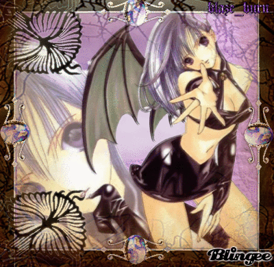 Dark Fairy Anime Girl In Purple Picture 100147652 Blingee Com