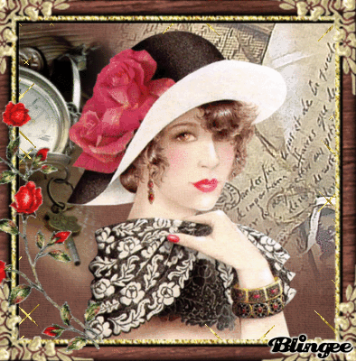 Imagem De Vintage Lady 100640333 Blingee Com