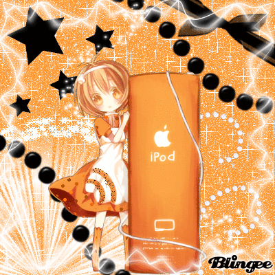 I-Pod Girl Orange