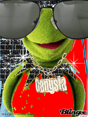 Kermit the Gangsta frog Picture #102944420 | Blingee.com