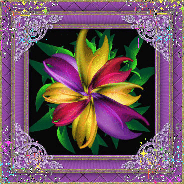 Colored flower
