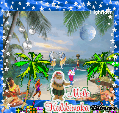 A Hawai'ian Sunshine Christmas Picture #103370642 | Blingee.com
