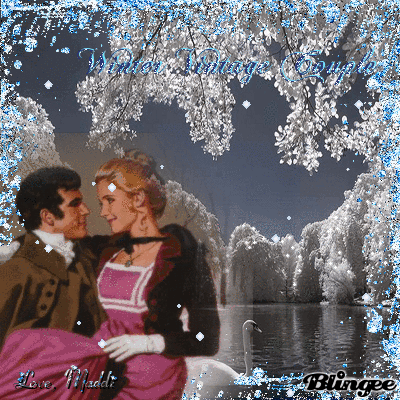 Winter Vintage Couple - by Maddi 