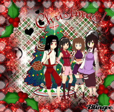 Merry Christmas THE NEW NARUTO GIRLS! Picture #103650280 | Blingee.com
