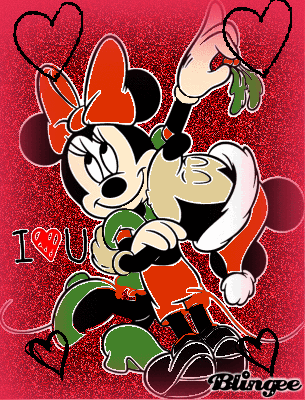 Imagem de Minnie and Mickey Kissing #103823615 | Blingee.com