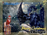 drachen weihnachts grüße