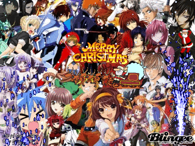 All in one anime christmas blingee All in one anime christmas blingee