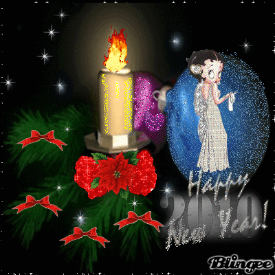 happy new year betty boop Picture #105609289 | Blingee.com