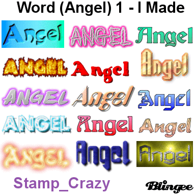 Word (Angel) 1  I Made Picture #106137401  Blingee.com