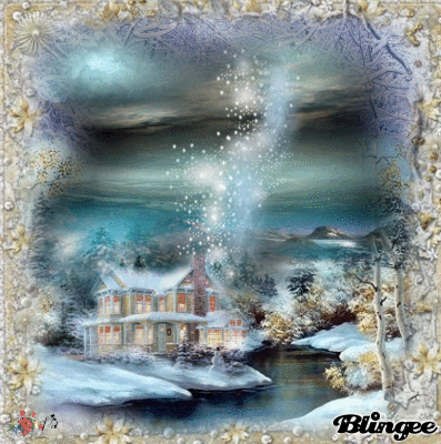 un hiver sous la neige