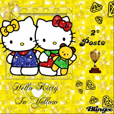 2°posto hello kitty in Yellow 2°posto hello kitty in Yellow