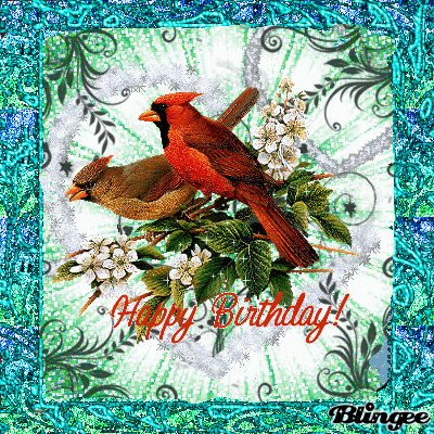 Birthday Cardinals Picture #106434780 | Blingee.com