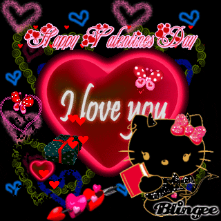 Happy Valentines Day...Hello Kitty's Way Picture ...