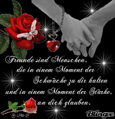 Freunde sind Menschen...