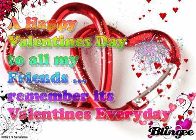 Happy valentines day love greetings card pics for facebook viber and Happy Valentines Friends Picture #107376428 | Blingee.com