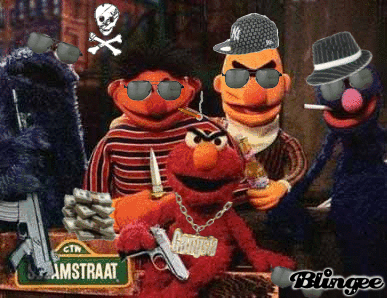 sesame street gangsters Picture #108822440 | Blingee.com
Elmo And Cookie Monster Gangster