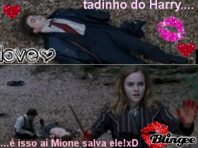 dessa vez a Mione é a heroina dessa vez a Mione é a heroina