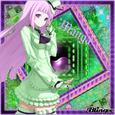 Manga green & purple