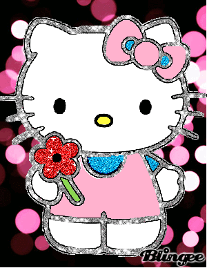 Hello Kitty Y Una Flor Picture 110941618 Blingee Com