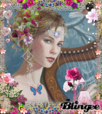BELLE A LA HARPE 