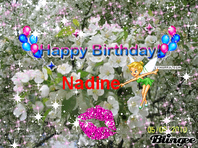 Happy Birthday Nadine Picture #111497420 | Blingee.com