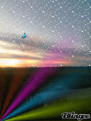 rainbow sunset