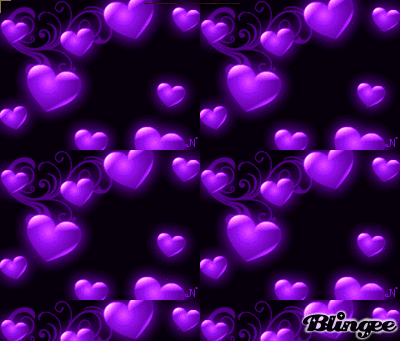 corazones morados Fotografía #113326639 | Blingee.com
