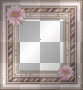 pink flowers frame pink flowers frame